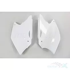 Osłony tylne górne komplet białe UFO Plast Suzuki RMZ 250 04-06