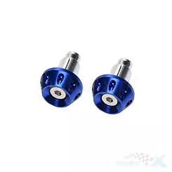 Końcówki kierownicy, niebieskie, WM Motor VBD883