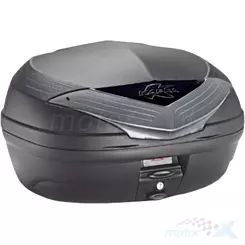Kufer centralny 46L, monolock z płytą, białe odblaski, Kappa URBAN K466NT2 
