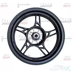 Felga 3.50x12" tylna czarna 19 frezów Junak 607 4T