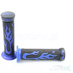 Manetki komplet, średnica 22-24mm, Power Froce Flame Blue, ATV Off-Road / MotoCross / PitBike / DirtBike