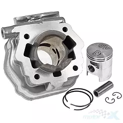 Cylinder kompletny  Alu 50cc, Derbi Senda / GPR -2005 (EBE / EBS) (bez głowicy)