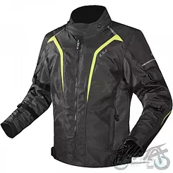 Kurtka motocyklowa, wiosna, jesień, zima, LS2 Sepang Black Grey Hi-Vis Yellow