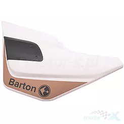 Obudowa boczna lewa biała Barton Cafe Racer