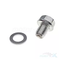 Korek spustu oleju, gwint M12x1.5mm, silnik Pit Bike MRF YX140