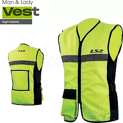 Kamizelka odblaskowa motocyklowa LS2 Hi-Vis Yellow