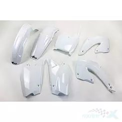 Zestaw osłon nadwozia biały UFO Plast Honda CR 125R / 250R 00-01
