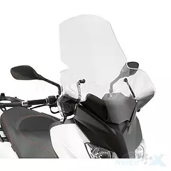 Szyba czołowa, transparentna. 73.5x63cm, Kappa, 446DTK, MBK Skycruiser 125 / Yamaha X-MAX 125/250