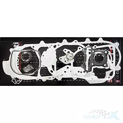 Uszczelki silnika komplet 80cc,  pokrywa paska 460mm, Moretti Parts 139QMB 4T AC