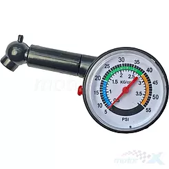 Ciśnieniomierz, manometr do opon, od 0 - do 4 bar (55PSI)
