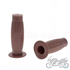 Manetki komplet Leoshi  7/8"+1" 124mm  brązowa
