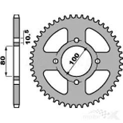 Zębatka tylna 428 45 zębów PBR 4533 (JTR1794)