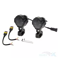 Lampy przeciwmgielne dodatkowe, bez homologacji, światło główne białe, dodatkowe białe, DC8-80V 6500k