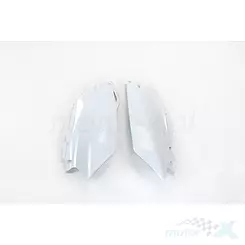 Osłony tylne górne komplet biały UFO Plast Honda CRF 250 / 450 R 11-13
