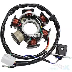 Stator iskrownik, stojan alternatora 6 cewek, Power Force, ATV 110