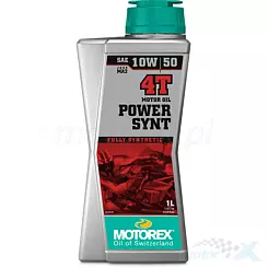 Olej silnikowy 4T na tor Motorex Power Synt 4T 308249 10W50 syntetyczny 1L