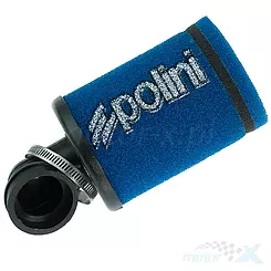 Filtr powietrza stożkowy 38mm 90° gąbka Polini Evolution