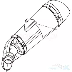 Tłumik Benelli Leoncino 500