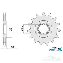 Zębatka przednia Chiaravalli 520, 15z, Yamaha YZF 600 R6 03-15