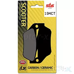 Klocki hamulcowe  karbonowe SBS Dual Carbon Scooter 194CT