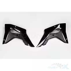 Osłony chłodnicy czarne UFO Plast Honda CRF 250 RX / 450 RX