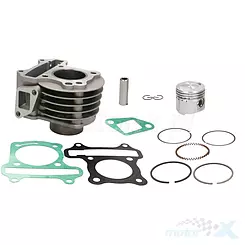 Cylinder kompletny 44.00mm 60cc, żeliwo, sworzeń 13mm, 139QMB/QMA (GY6 50) 4T