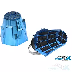 Filtr powietrza stożkowy 46mm 0° gabka niebieski Polini Air Box