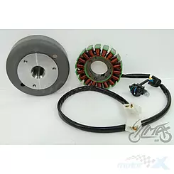 Stator iskrownik, stojan alternatora, z magnetem 18 cewek Kreidler Street / QM125-2D