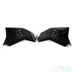 Osłony chłodnicy czarne UFO Plast KTM SX 65 09-15