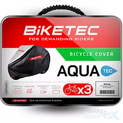 Pokrowiec wodoodporny na trzy rowery, Biketec AQUATEC, rozmiar L
