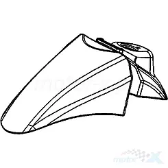 Błotnik przedni szary HWP Kymco People One