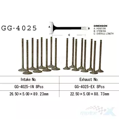 Zawór wydechowy Vesrah GG-4025-EX