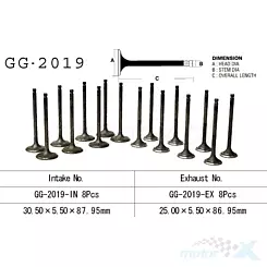 Zawór wydechowy Vesrah GG-2019-EX