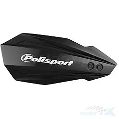 Osłony dłoni, handbary, uniwersalne, czarne, Polisport Bullit