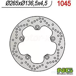 Tarcza hamulcowa NG 1045