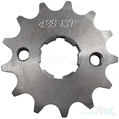 Zębatka przednia 428 13 zębów, na wałek 18/20mm, Power Force, ATV 200
