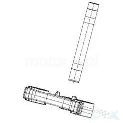 Kolumna kierownicy, sztyca Benelli Leoncino 125