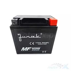 Akumulator bezobsługowy YTX5L-BS 12V 5Ah 107x70x113mm, Junak