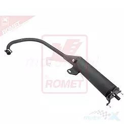 Tłumik bez osłon Romet RX 125 Street / RX 125 Tour