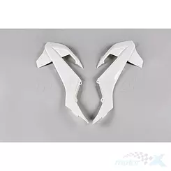 Osłony chłodnicy białe UFO Plast KTM SX 65 16-