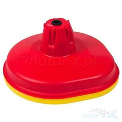 Pokrywa filtra powietrza, czerwono żółta, Racetech CPKX00300BL