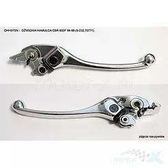 Dźwignia hamulca Nachman Honda NT 650V '02-'05, CBR 600F`89-98, CBR 1000F`89-92 (MC-08575SL,70771) = DHH43S