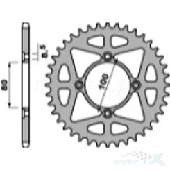 Zębatka tylna PBR 445141L 