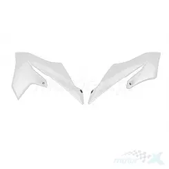 Osłony chłodnicy białe UFO Plast Yamaha YZ 65