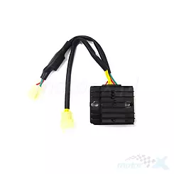 Regulator napięcia, 2x kostka 3/3 piny, z opornikiem, Junak M12 / 121FL Euro 4