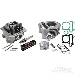 Cylinder kompletny z głowicą 150ccm, tuningowy, Power Force, 152QMI/157QMJ 125-150 4T AC