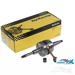 Wał korbowy, sworzeń tłoka 12mm, Top Racing Evolution NG Peugeot horizontal
