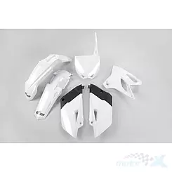 Zestaw osłon nadwozia biały UFO Plast Yamaha YZ 85 15-21