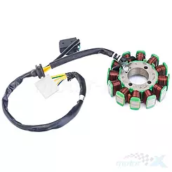 Stator iskrownik, stojan alternatora, 12 cewek Romet Ogar Legend 125