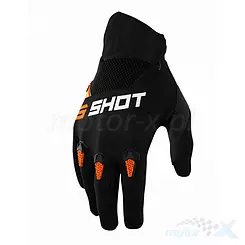Rękawice offroad Shot Racing Devo Orange